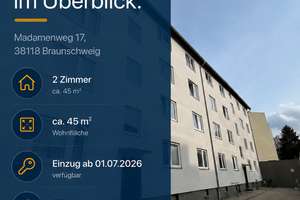 Zentrumsnahe 2-Zimmer Wohnung im westlichen Ringgebiet