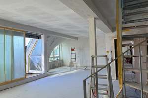 Penthouse mit 2 Terrasssen in Fertigstellung – außergewöhnliches Wohnen im Samariterkiez – Dolziger Straße 39, 10247 Friedrichshain, Berlin – Vorschaubild 4