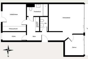 Blick auf die Rheinauen: 3-Zimmer-Wohnung mit Terrasse und TG-Stellplatz in Düsseldorf Kaiserswerth – Die vollständige Adresse der Immobilie erhältst du vom Anbieter., 40489 Kaiserswerth, Düsseldorf – Vorschaubild 19