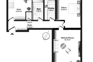 Praktische  3-Zimmer-Wohnung ab 01.07.26  – Jacobstraße 15, 4105 Zentrum-Nordwest, Leipzig – Vorschaubild 13
