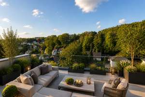 Hochwertiges Neubau Penthouse mit unverbaubarem Talblick und großer Dachterrasse in Essen-Kettwig