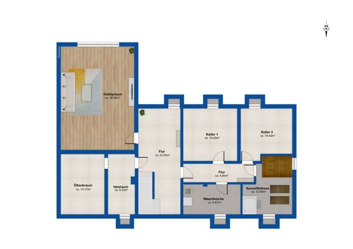 Grundriss Untergeschoss