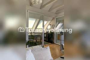 Tauschwohnung: Lichtdurchflutete 2-Zimmer Dachgeschosswohnung mit Balkon