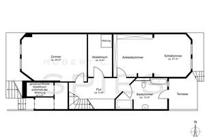 Hochwertige, stilvolle Maisonettewohnung in Schwachhausen – Die vollständige Adresse der Immobilie erhältst du vom Anbieter., 28211 Gete, Bremen – Vorschaubild 8