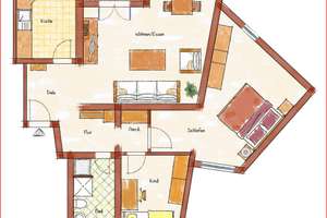 Einziehen und wohlfühlen
Moderne, helle 3 ZKB, Balkon ETW
mit EBK und TG-Stellplatz  – 67065 Maudach, Ludwigshafen am Rhein – Vorschaubild 4