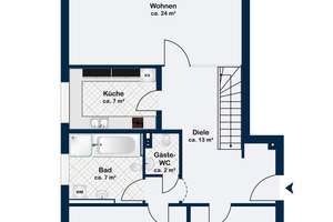 Helle 3-Zimmer-Wohnung mit
Südwest-Terrasse in bester Lage – Die vollständige Adresse der Immobilie erhältst du vom Anbieter., 22395 Sasel, Hamburg – Vorschaubild 21
