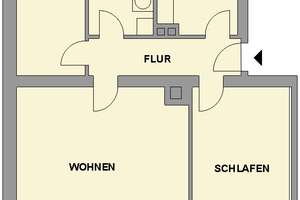 Großzügige 3-Raum-Wohnung mit Tageslichtbad – Gutenbergstr. 15, 9126 Bernsdorf, Chemnitz – Vorschaubild 7