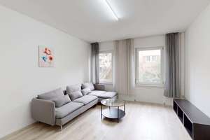 Modern - Möbliert: 2-Zimmer Wohnung im 1.OG, Karlsruhe-Durlach