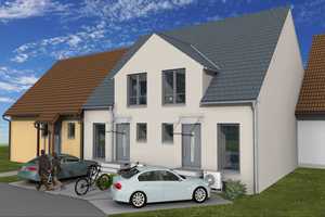 Geplanter Neubau eines Reihenmittelhauses mit Garten – Friedrich-Fröbel-Straße 40, 68766 Rhein-Neckar-Kreis – Vorschaubild 1