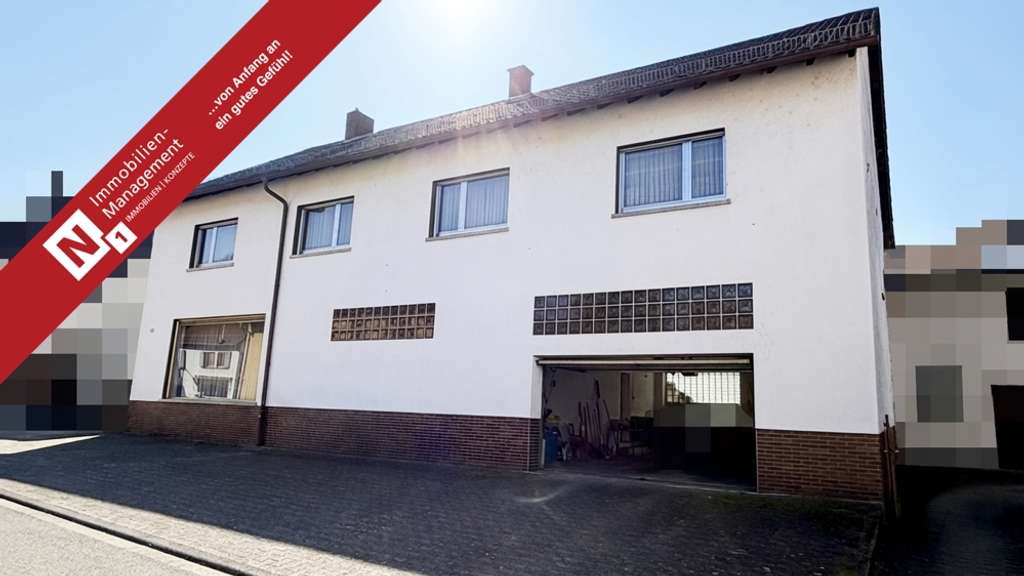 Immobilie in Eßweiler - Großzügiges Ein- bis Zweifamilienhaus mit Garten, XXL-Garage und Ausbaureserve - Bild 0