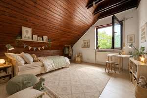 *Charmante 4-Zimmer-Dachgeschosswohnung mit Dachterrasse, Balkon und zusätzlichem Bühnenbereich* – Auerbachstraße 10, 74074 Heilbronn, Heilbronn – Vorschaubild 12
