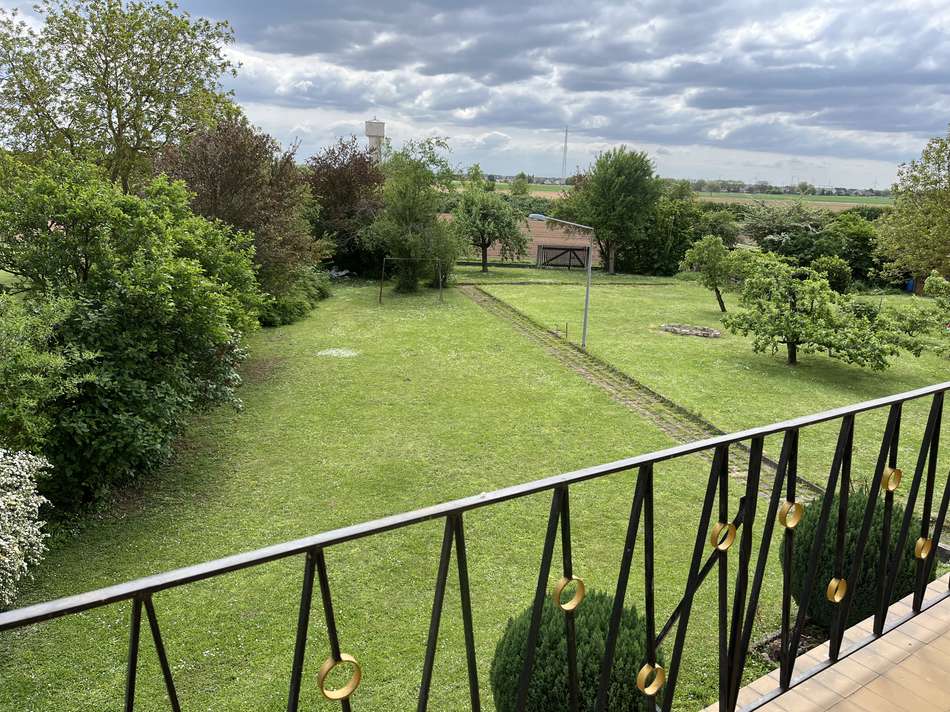 Blick vom Balkon