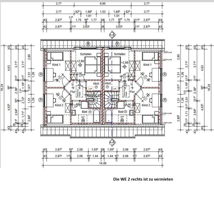 Grundriss Dachgeschoss