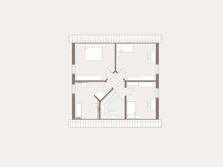 Grundriss Obergeschoss