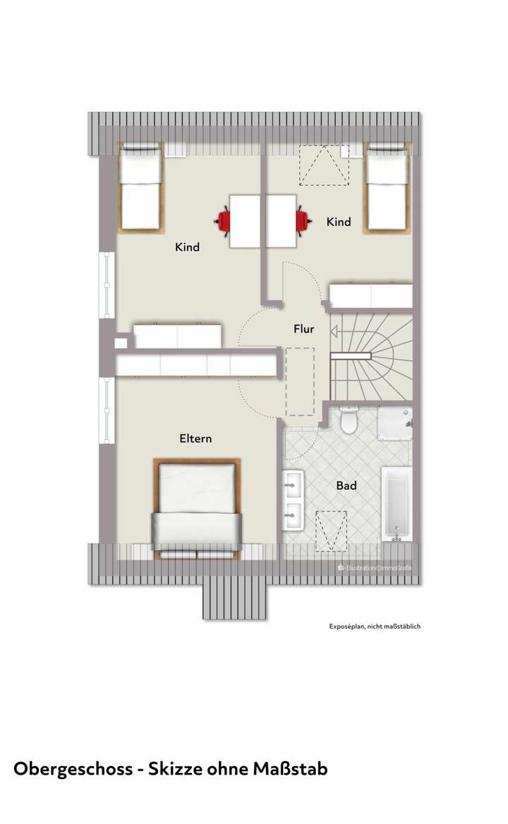 Grundriss Obergeschoss