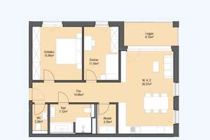 Modernes Wohnen: helle und ruhige 3-Zimmer-Wohnung in bevorzugter Lage in der Nähe vom Bunten Garten – Regentenstraße 137a, 41061 Eicken, Mönchengladbach – Vorschaubild 18