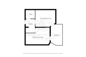Vermietete 2-Zimmerwohnung mit Balkon und Außenstellplatz in der Fürther Südstadt – Die vollständige Adresse der Immobilie erhältst du vom Anbieter., 90763 Nördliche Südstadt, Fürth – Vorschaubild 8