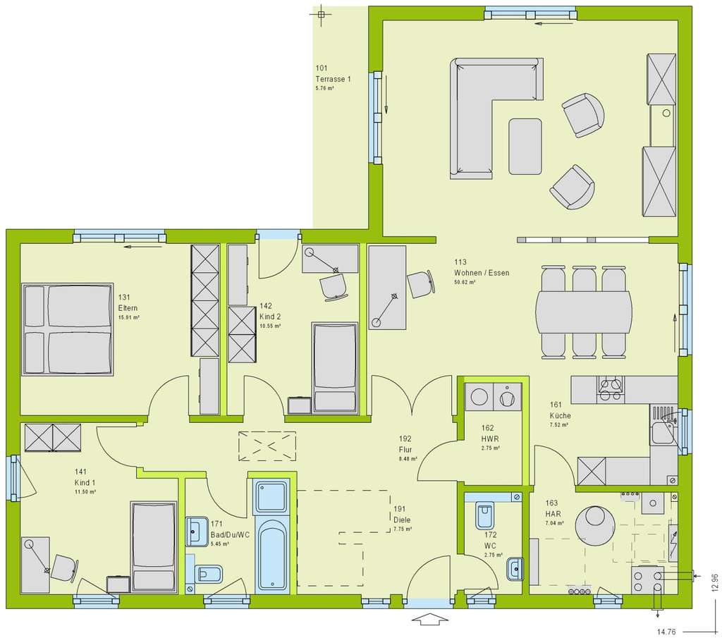 Immobilie in Wriezen - Bauen auf einer Ebene!!!!! Bungalow des Jahres!!!!! - Bild 2