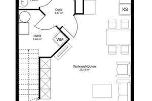 Schönes Reihenmittelhaus mit sonniger Terrasse in Krusenbusch! – Die vollständige Adresse der Immobilie erhältst du vom Anbieter., 26135 Tweelbäke, Oldenburg (Oldenburg) – Vorschaubild 15