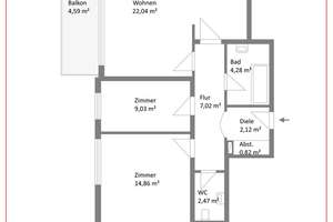 Neuwertige 3 Zimmer-Wohnung in Moosach mit Balkon, moderner Küche und Tiefgaragenstellplatz inkl. – Die vollständige Adresse der Immobilie erhältst du vom Anbieter., 80997 Moosach-Bahnhof, München – Vorschaubild 10
