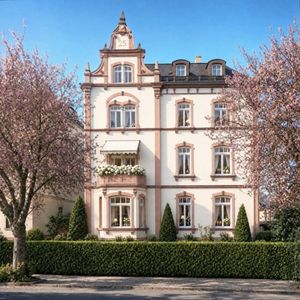 Provisionsfrei! 4-Zi-Wohnung in kernsanierter Gründerzeitvilla im ruhigen Herzen von Friedberg (Hes