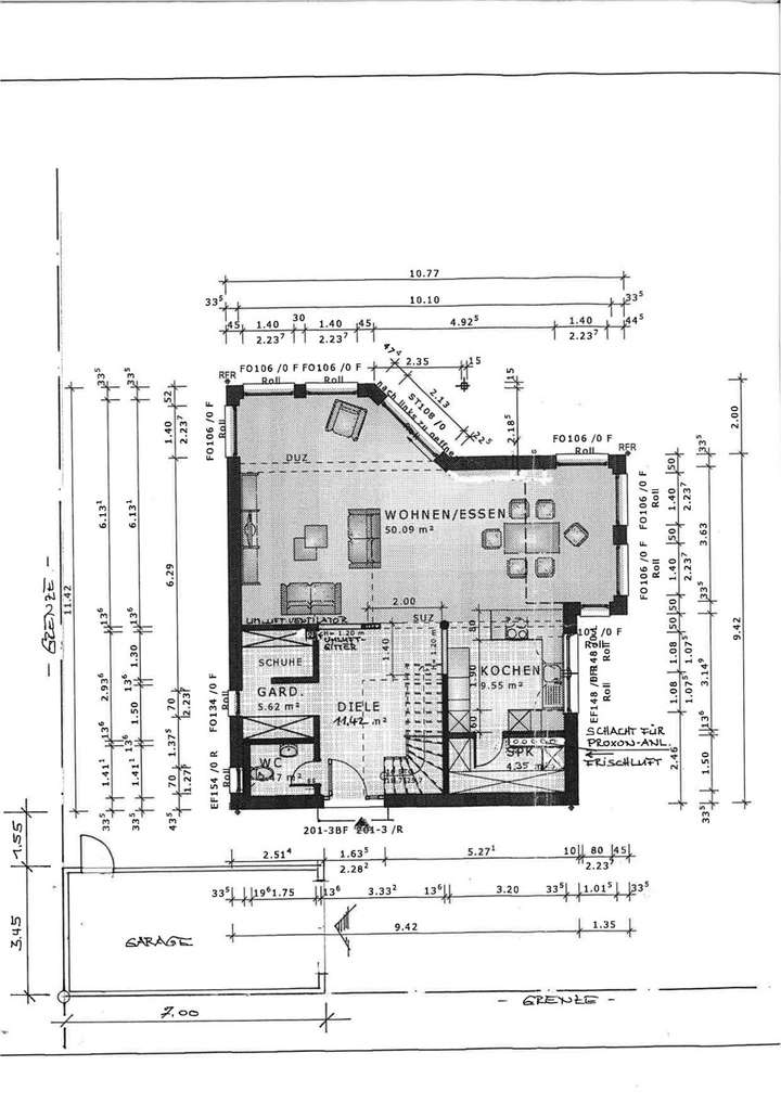 Grundriss Erdgeschoss