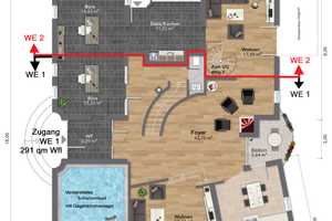 +++ BEREIT FÜR DIE ZUKUNFT! +++ Komfortables Architektenwohnhaus mit 3 WE, 414 qm Wfl , 3 Carports! – Forchheim (Kreis) – Vorschaubild 3