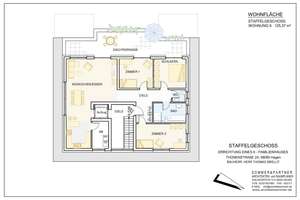 Exklusive Penthousewohnung,  Aufzug hält in der Wohnung, Fußbodenheizung + elektr. Rollladen – Thünenstr 24, 58095 Mittelstadt, Hagen – Vorschaubild 4