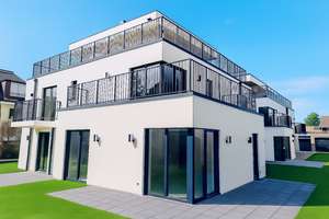 Moderne 3-Zimmer-OG-Wohnung mit Terrasse und Balkon · Neubau KfW-40 · Klima · provisionsfrei