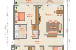 Gut geschnittene 4-Zimmer-Wohnung in KA-Grötzingen mit traumhaftem Ausblick – Karlsruhe – Vorschaubild 13