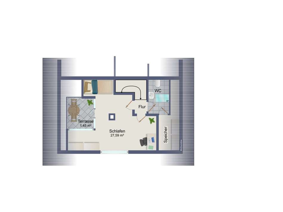 Grundriss DG
