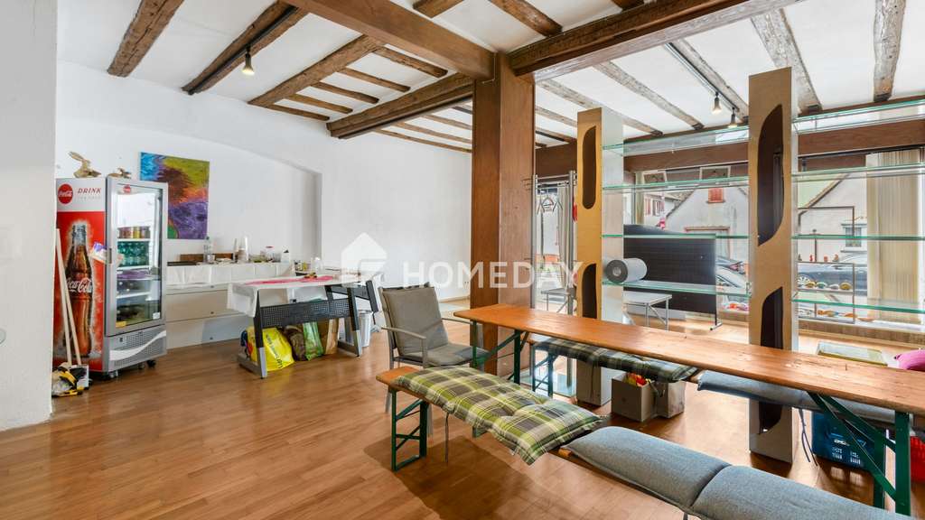 Immobilie in Philippsburg - MFH mit 2 WE + Gewerbe, 1.094 Quadratmeter Grundstück, leerstehend mit Perspektive - Bild 4