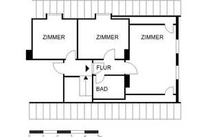 Modernisierte 2 Zimmer-Dachgeschosswohnung in Fallersleben-Wolfsburg – Viehtrift 8, 38442 Wolfsburg – Vorschaubild 2