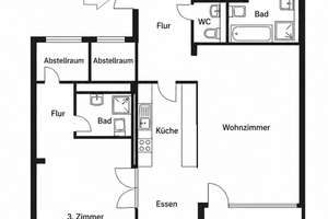 Geräumige Familienwohnung- 4 Zimmer, 2 Terrassen, 127m² – Die vollständige Adresse der Immobilie erhältst du vom Anbieter., 70597 Hoffeld, Stuttgart – Vorschaubild 24