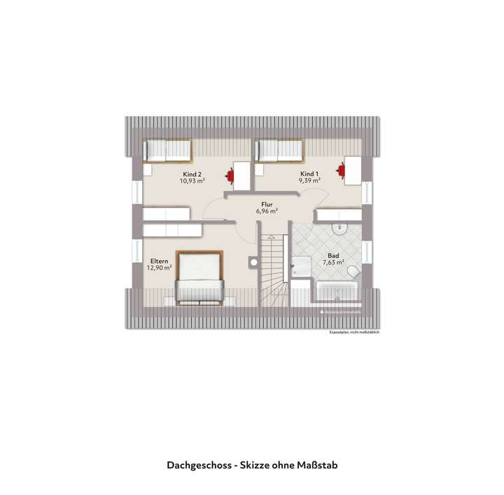 Grundriss Dachgeschoss