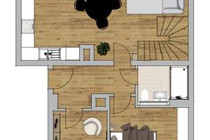 Helle 4-Zimmer-Maisonette-Wohnung mit Südbalkon, Erstbezug nach Kernsanierung – Die vollständige Adresse der Immobilie erhältst du vom Anbieter., 64283 Mitte, Darmstadt – Vorschaubild 13