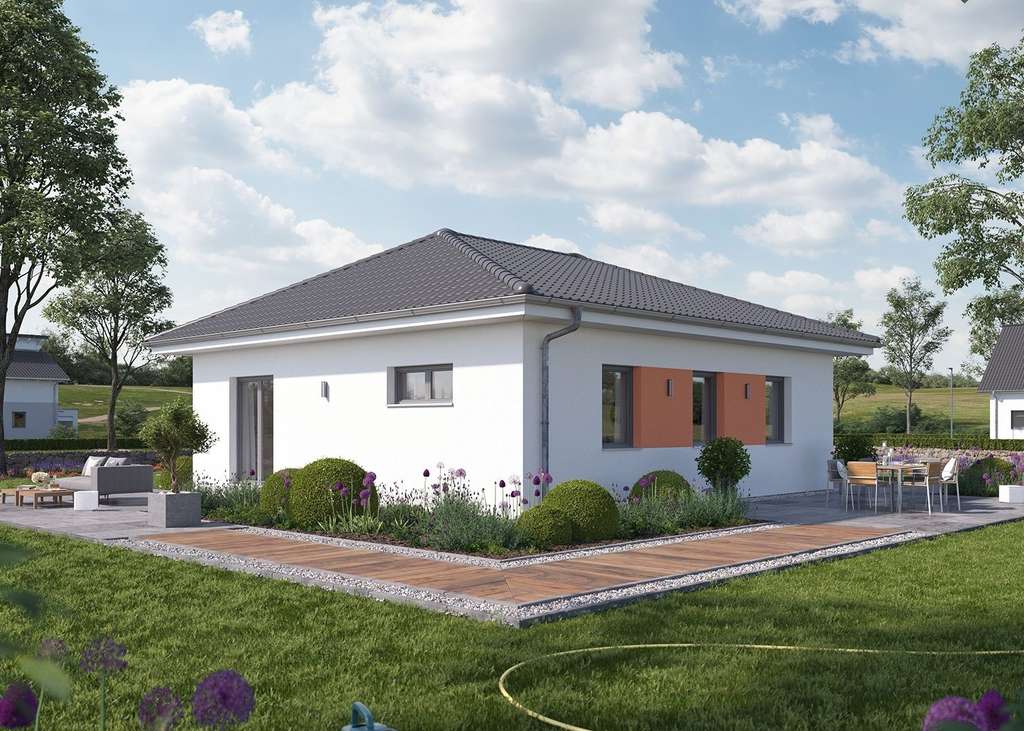 Kompakter Bungalow mit Walmdach. Inkl. Technik- und Finishpaket!!! Ohne Grundstück!!!