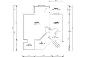 Stilvoll modernisiert: 1,5-Zimmer-Wohnung mit gehobener Ausstattung, Balkon & Fussbodenheizung – Grünauer Straße 56, 12524 Altglienicke, Berlin – Vorschaubild 13