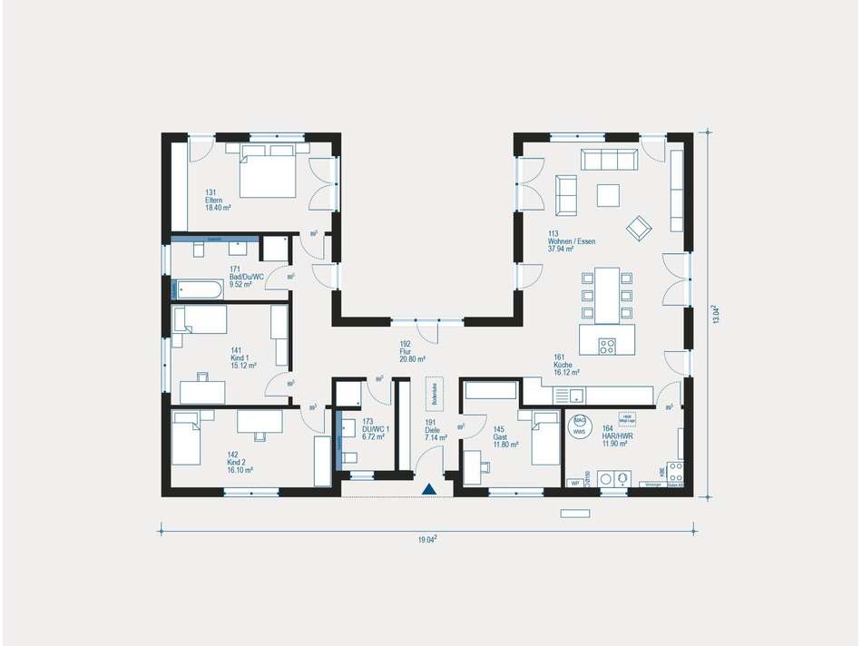 Modernes Einfamilienhaus