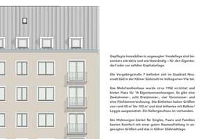 Veedelliebe am Volksgarten – attraktive 3-Zimmer-Wohnung mit Balkon! WE 3 – 50677 Neustadt/Süd, Köln – Vorschaubild 9