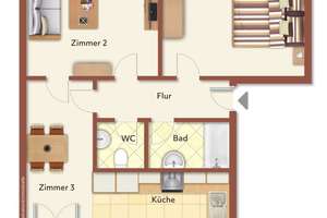 Attraktives Ensemble im Frankfurter Nordend– Denkmalgeschütztes Vorder- und Hinterhaus mit Potenzial – 60316 Nordend-Ost, Frankfurt am Main – Vorschaubild 17