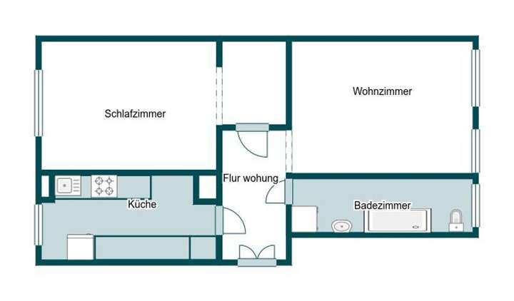 Grundriss Skizze 3.OG li