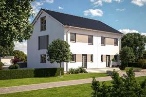 Neubau DHH ca. 120 m² Wohnfläche inkl. 355 m² Grundstück in Forstern zu verkaufen – Karlsdorferweg 10, 85659 Forstern – Vorschaubild 1