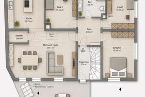 Erstbezug nach Kernsanierung - 4-Zimmer-Wohnung mit 30 m² Terrasse und Gartenzugang in Wü-Versbach