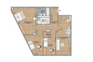 Attraktive 4 Zimmerwohnung in Leipzig – Die vollständige Adresse der Immobilie erhältst du vom Anbieter., 4315 Neustadt-Neuschönefeld, Leipzig – Vorschaubild 10