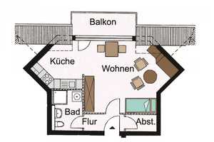 1-Raum-Wohnung | Balkon | Außen-Stellplatz | Dusche | Abstellraum | Dachboden – Türkisstraße 4, 4319 Leipzig – Vorschaubild 15