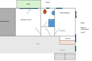 kleine 1 Zimmer Wohnung mit großer Küche und Balkon – Die vollständige Adresse der Immobilie erhältst du vom Anbieter., 53225 Beuel-Mitte, Bonn – Vorschaubild 7