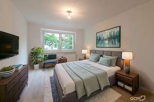 Einziehen und wohlfühlen***gemütliche 3-Zimmer-Wohnung mit Wannenbad und großen Balkon! – Jupiterstraße 38, 4205 Grünau-Nord, Leipzig – Vorschaubild 1