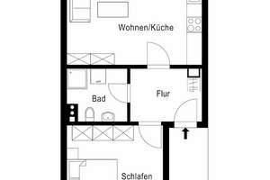 Sofort bezugsfertig – Charmante 2-Zimmer-Dachgeschosswohnung mit Stil – Die vollständige Adresse der Immobilie erhältst du vom Anbieter., 68199 Neckarau, Mannheim – Vorschaubild 12