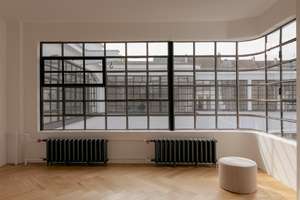 Penthouse mit Dachterrasse, Sichtbeton, Travertinbädern und Fischgrätparkett – Friedrichstraße 112, 40217 Friedrichstadt, Düsseldorf – Vorschaubild 12